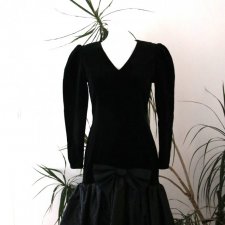 vintage sukienka Flapper, lata 80, roz 36/38