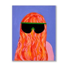 Obraz. Portret w zielonych okularach.IWS
