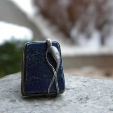 Lapis lazuli - sygnet / pierścień