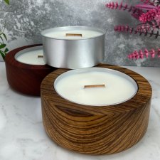 Sojowy wkład zapachowy do świecy w drewnianej osłonie 230 ml
