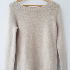 Camaïeu sweter z alpaką beżowy