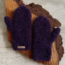 Rękawiczki zimowe "barankowe" no 3 / handmade