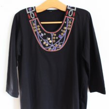Bluzka PLUS SIZE zdobiona