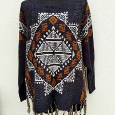 CLOCKHOUSE- WZORZYSTY SWETER