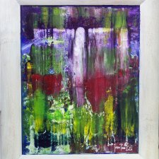 OBRAZ AKRYLOWY W RAMIE "WATERFALL"