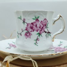 Filiżanka kolekcjonerska Hammersley Anglia wzór kwiaty japońskiej wiśni sakura