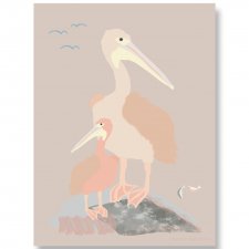 PLAKAT dla dzieci Pelikan (Pelican Love))