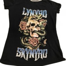 Unikalny T-shirt Lynyrd Skynyrd Czaszka