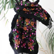 Wełniany szal  120 x 32 cm