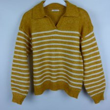 TU damski sweter z kołnierzykiem vintage / 12 - L