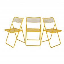Składane krzesła proj. N. Gammelgaard dla IKEA, lata 80