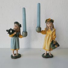 Świeczniki Dziewczynki Carl Larson Norwegia