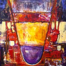 Obraz akrylowy w ramie "KOMPOZYCJA "