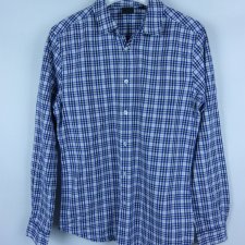 ASOS męska koszula w kratkę bawełna elastan / M