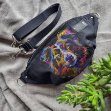 Nerka haftowana Border Collie z pieskiem