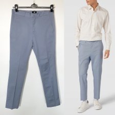 NOWE H&M eleganckie męskie spodnie z kantem skinny fit R 46 W31/32  Hv257