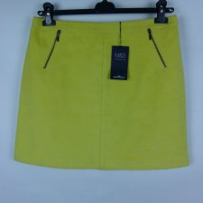 Marks Spencer neonowa spódnica z wool 14 / 42 z metką