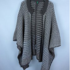 United Colors Of Benetton swetrowe ponczo szal / one size