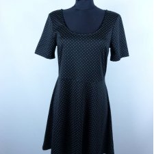 H&M sukienka mini kropeczki / M