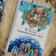 'W Krainie Czarnoksiężnika Oza' książka vintage