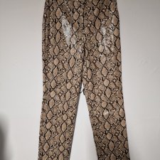 Primark spodnie damskie proste wężowy wzór 40 L