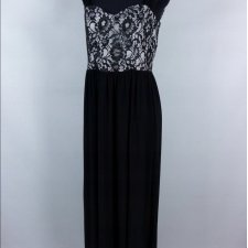 Asos sukienka maxi koronka / M