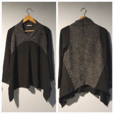 Sarah Pacini S/L asymetryczny sweter bluzka