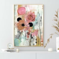 Plakat z Kwiatami 50x70 cm