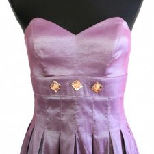 Vintage sukienka lawenda  roz 36