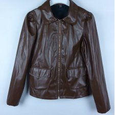 Shein kurtka ekoskóra brown 36 / S