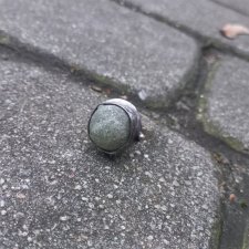 Surowy prenit - pierścionek regulowany