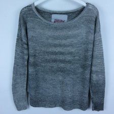 Superdry Premium Black Label cienka sweterkowa bluzka / M