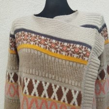 VILA  - WZORZYSTY SWETER