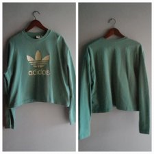 Adidas miętowa bluza