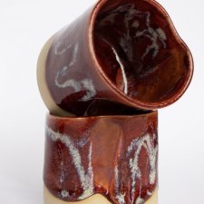 Kubek ceramiczny czarka duża 300ml - Red Velvet