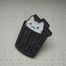 PIN BROSZKA KOTEK