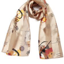 szal vintage szampański beż