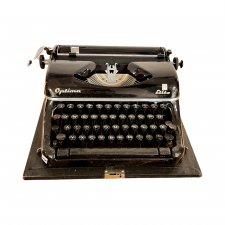 Walizkowa maszyna do pisania Optima Elite Erfurt, Niemcy, 1951.