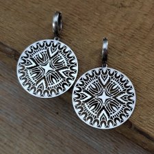 Kolczyki - duże rozety