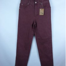 John Baner spodnie straight jeans dżins bordo / 32 z metką