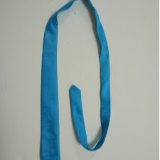 Krawat unisex turkusowy niebieski