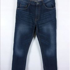 Idustrialize męskie spodnie straight jeans / 34 Short