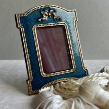 Fabergé Style Enamel Picture Frame ❤ Biżuteria dla domu ❤