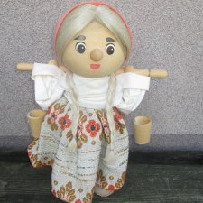 Babcia z cebrzykami/Cepelia