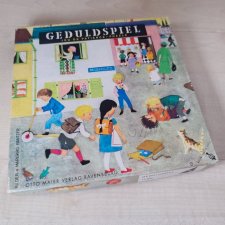 puzzle vintage GEDULDSPIEL lata 60'