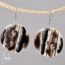 Brązowo-czarne koła