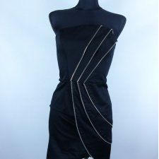 Lipsy ołówkowa sukienka mini zip 8 / 34