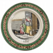 ADAMS kolekcjonerski talerz vintage