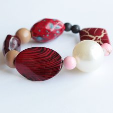 głębokie barwy bransoletka vintage