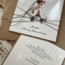Oryginalna kartka komunijna z życzeniami